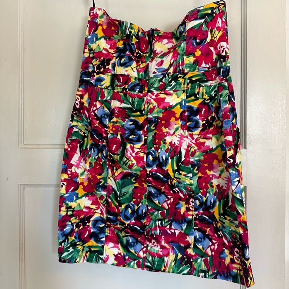 Colorful Strapless Dress - Picture 2 of 2